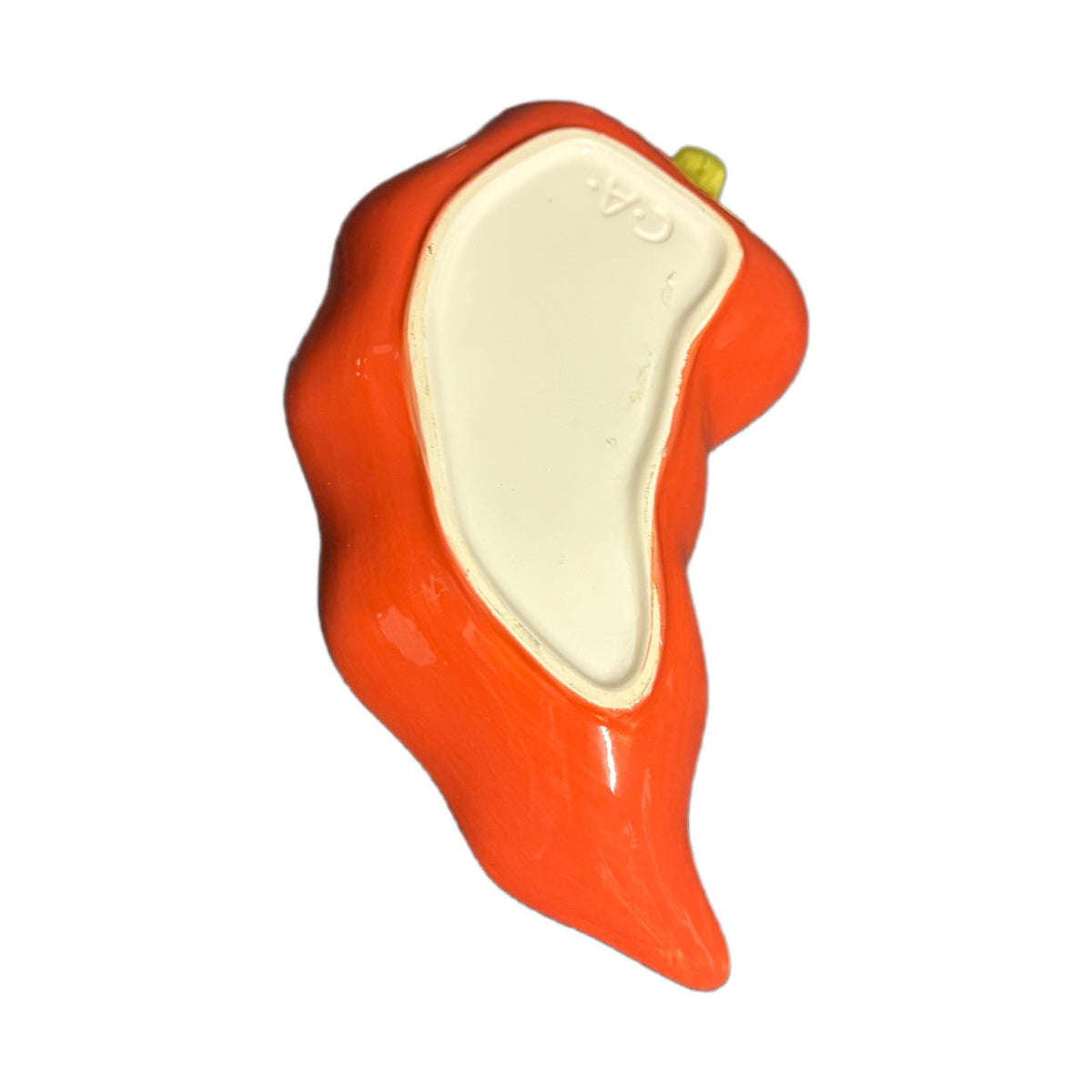 Clay Art “La Mesa” Chili Pepper Plates – Set of 6 – Hand Painted (2002)