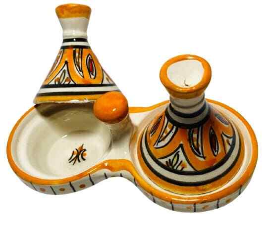 SALT & PEPPER Moroccan Tagine Multi-Purpose SMALL Tajine GGE "MELH ORANGE"