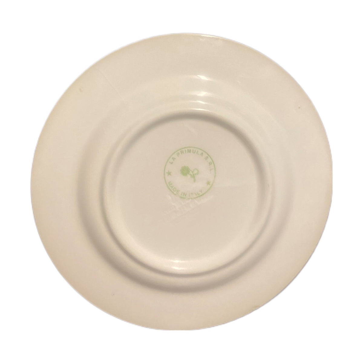 LA PRIMULA 4-Salad Plates Italy Hand-Painted White Blue Dessert S. R. I Dish 8”D