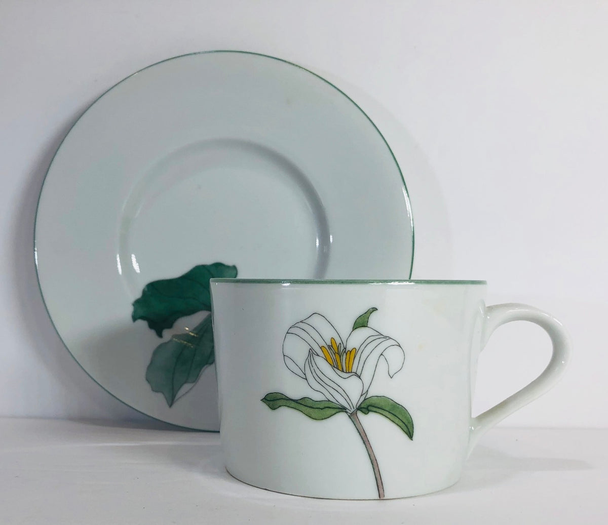 Block Spal "TRILLIUM" Watercolors, Goertzen, Flowers Dinnerware Collection 