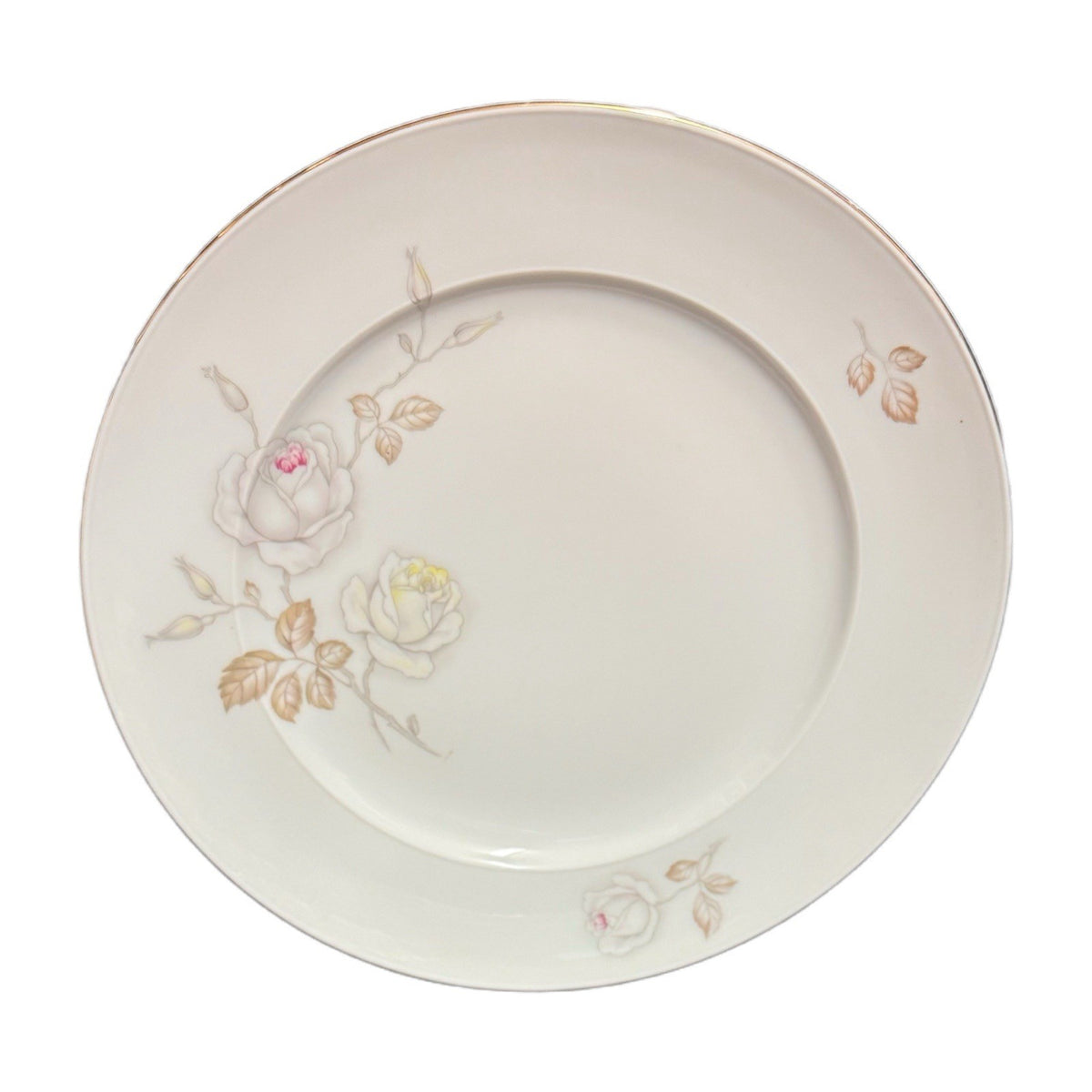 Johann Haviland Sweetheart Rose Dinner Plates Set 7 Bavaria Germany 10 3/8” VTG