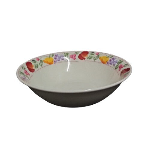 Gibson Designs COUNTRY ORCHARD Salad Plate 7”D Fruit Rim Dessert Dish
