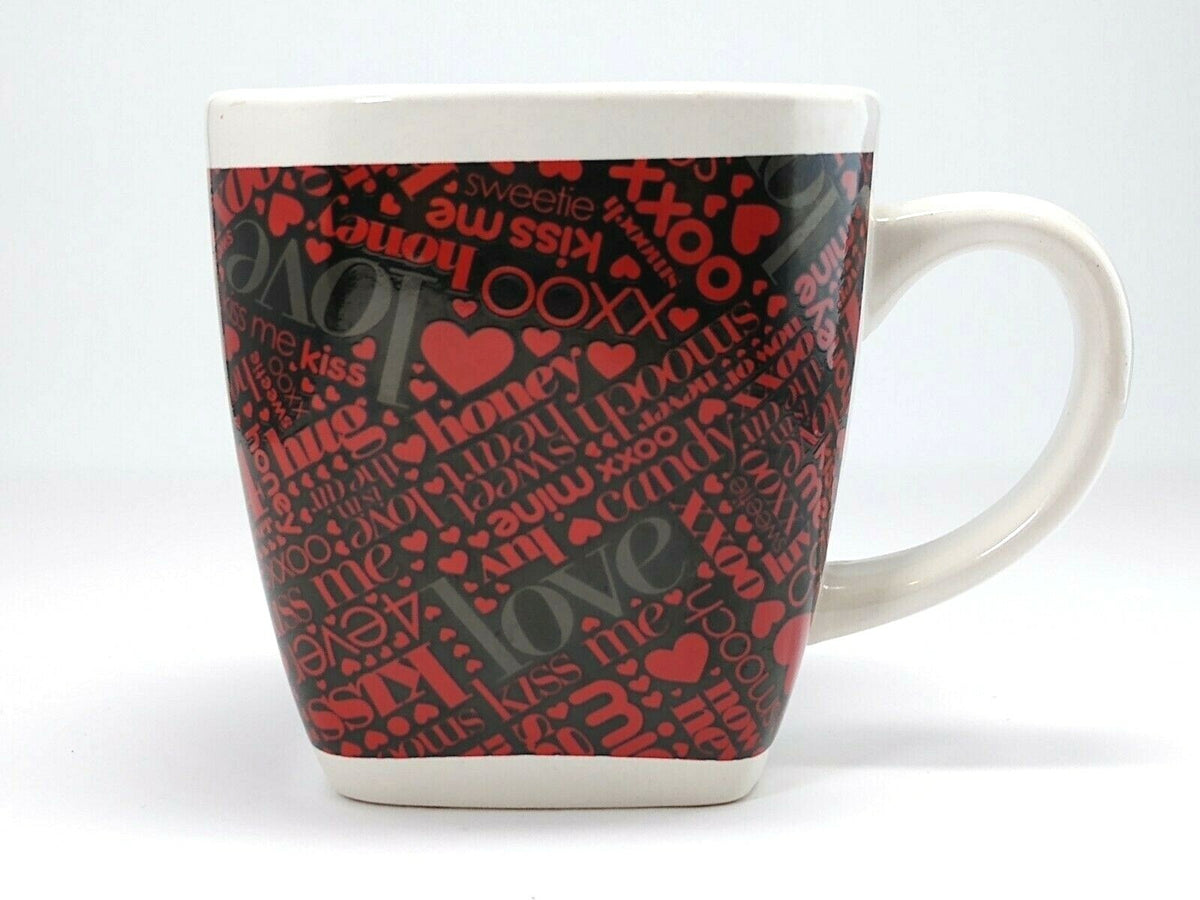 MTY INTERNATIONAL Mug love, mine, kiss me, hug, now or never 