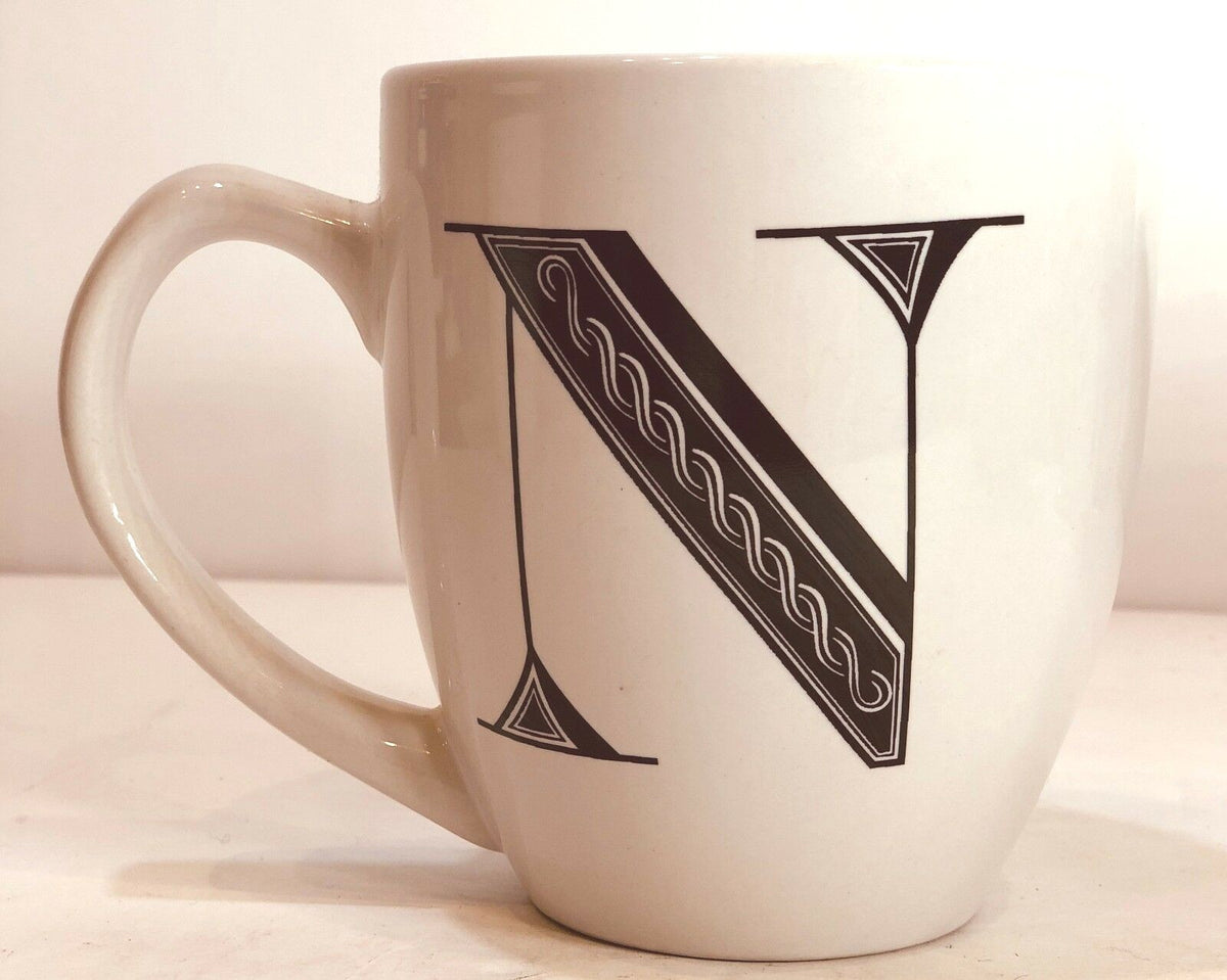Zrike Brands R2 Monogram Mug/Cup Personalized Name Letter Initial Collection