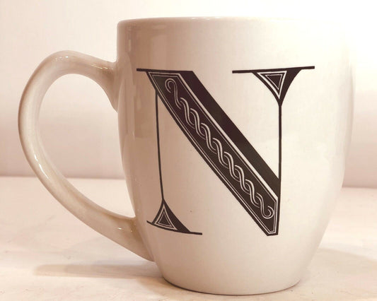 Zrike Brands R2 Monogram Mug/Cup Personalized Name Letter Initial Collection