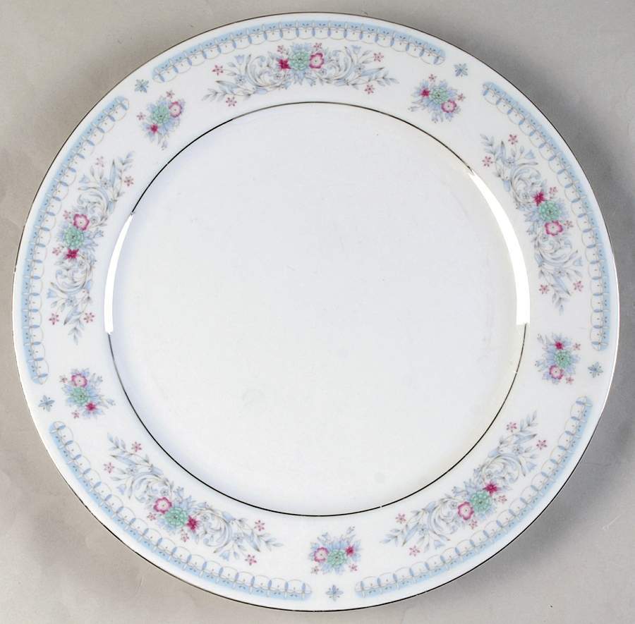 Crown Ming HARMONY Jian Shiang  Fine China Yellow Blue Purple Floral Dinnerware