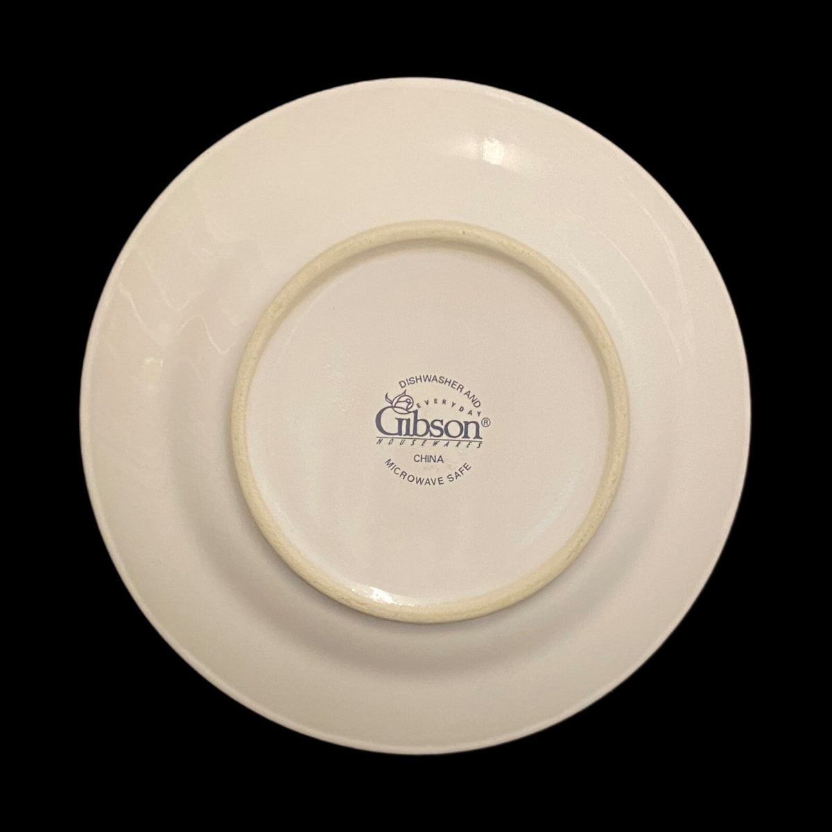 Gibson Designs AVIARA 5-Dessert Plates Yellow Green Bird Houses Bread & Butter