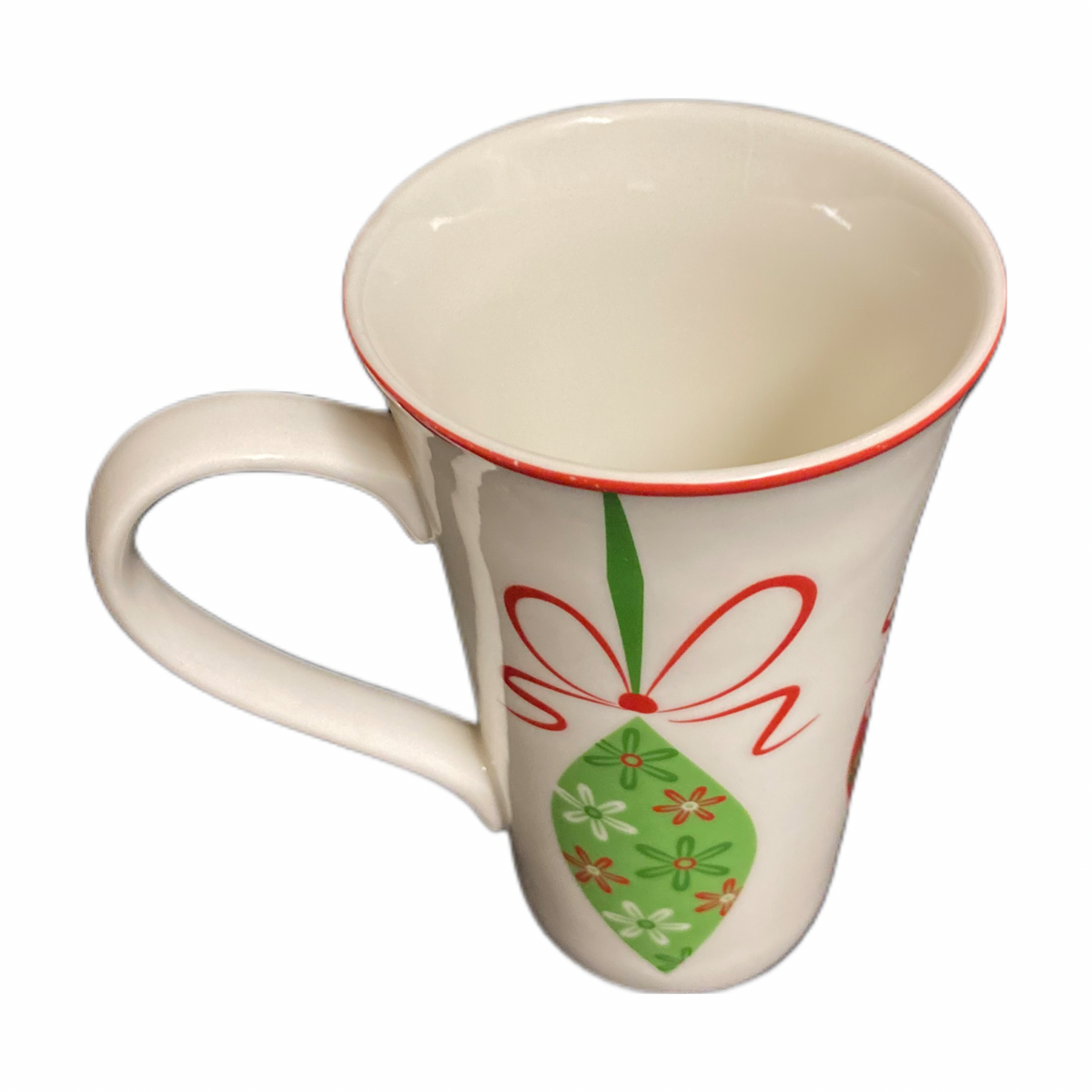 222 Fifth Latte Mug THIRD DAY OF CHRISTMAS Coffee Tea Ornament Tall Cup 16 Oz