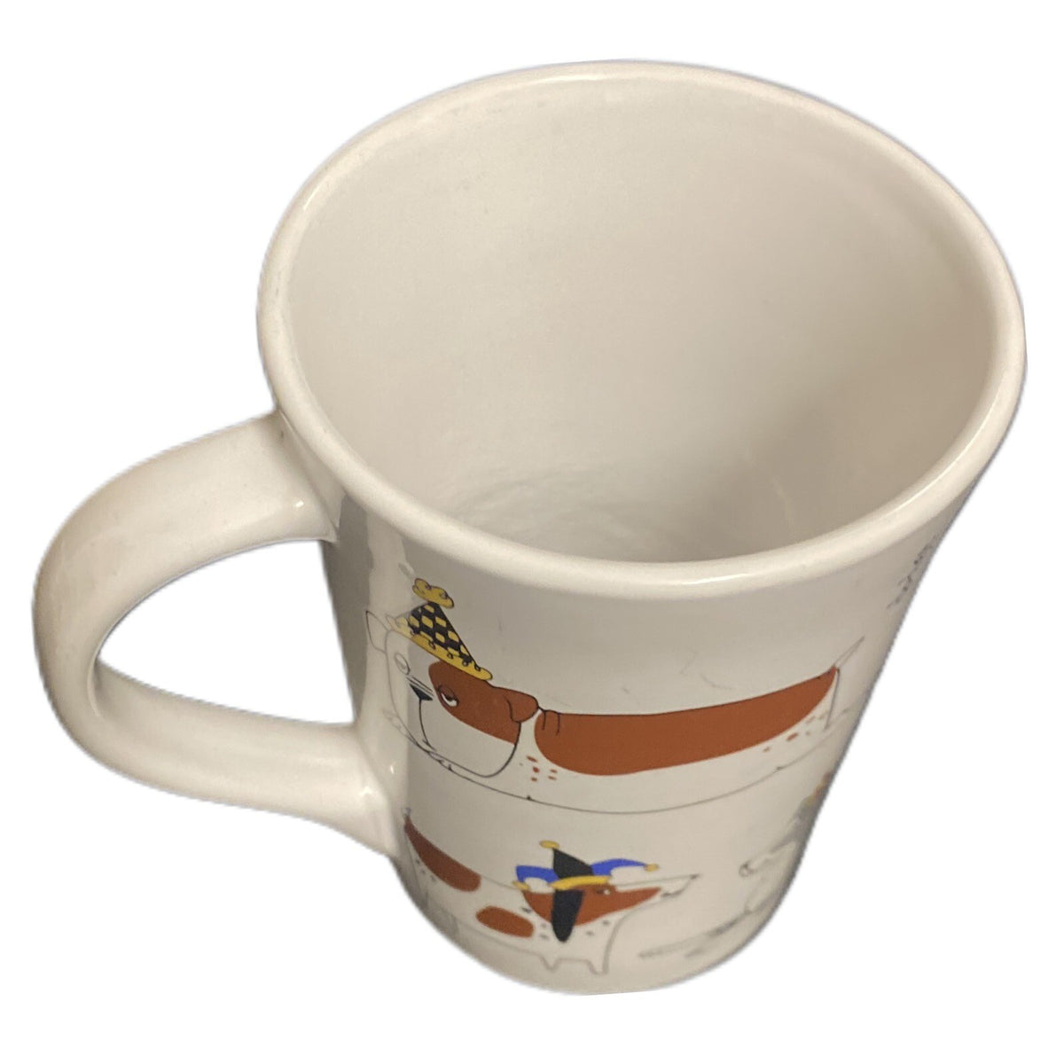 Ursula Dodge PARTY DOG Mug Signature Housewares Stoneware Coffee Tea Cup