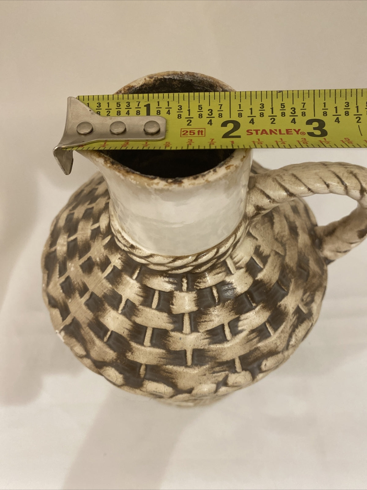 RARE VINTAGE BETTY UTLEY Jar Jug Pitcher A Loaf Of Bread A Jug of Wine And Thou!