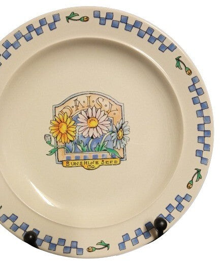 Gibson Designs DAISY 3-Bread & Butter Plate 6 ½” D Sunshine Seed Appetizer Dish