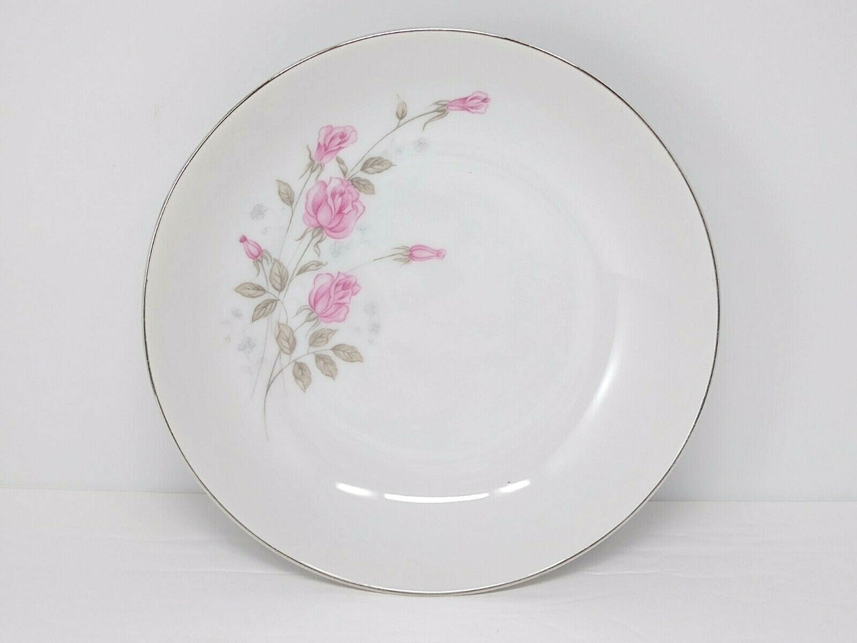Rosemont Japan Fine China 1971 Dinnerware Collection Pink Roses Floral