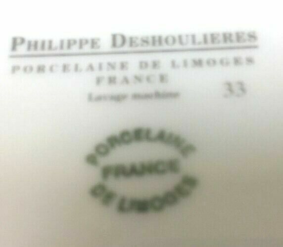 LIMOGES FRANCE Porcelain Dinnerware Collection