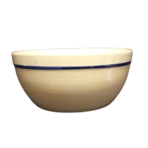 Gibson Everyday 4-Soup/Cereal Bowls 5" D Blue Rim Coupe Oven Safe