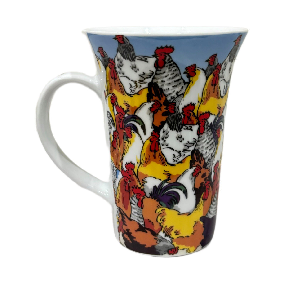 Paul Cardew ROOSTERS Mug Coffee Cup Mug Designed in England 2008
