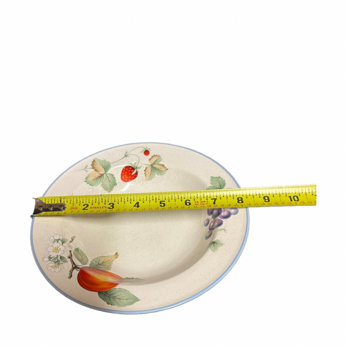 Savoir Vivre Luscious Fruit Rim Soup Bowls Set 4 Japan JJ017 8 1/8”D
