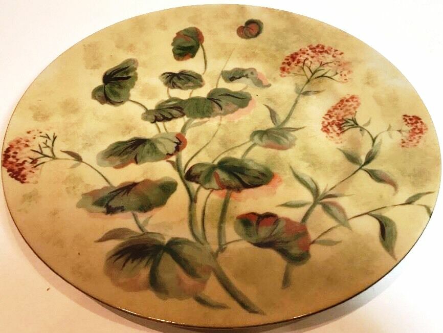 222 Fifth Asian Antique 2 Sets 5-Piece Dinnerware Floral Beige Stoneware 10 Pc