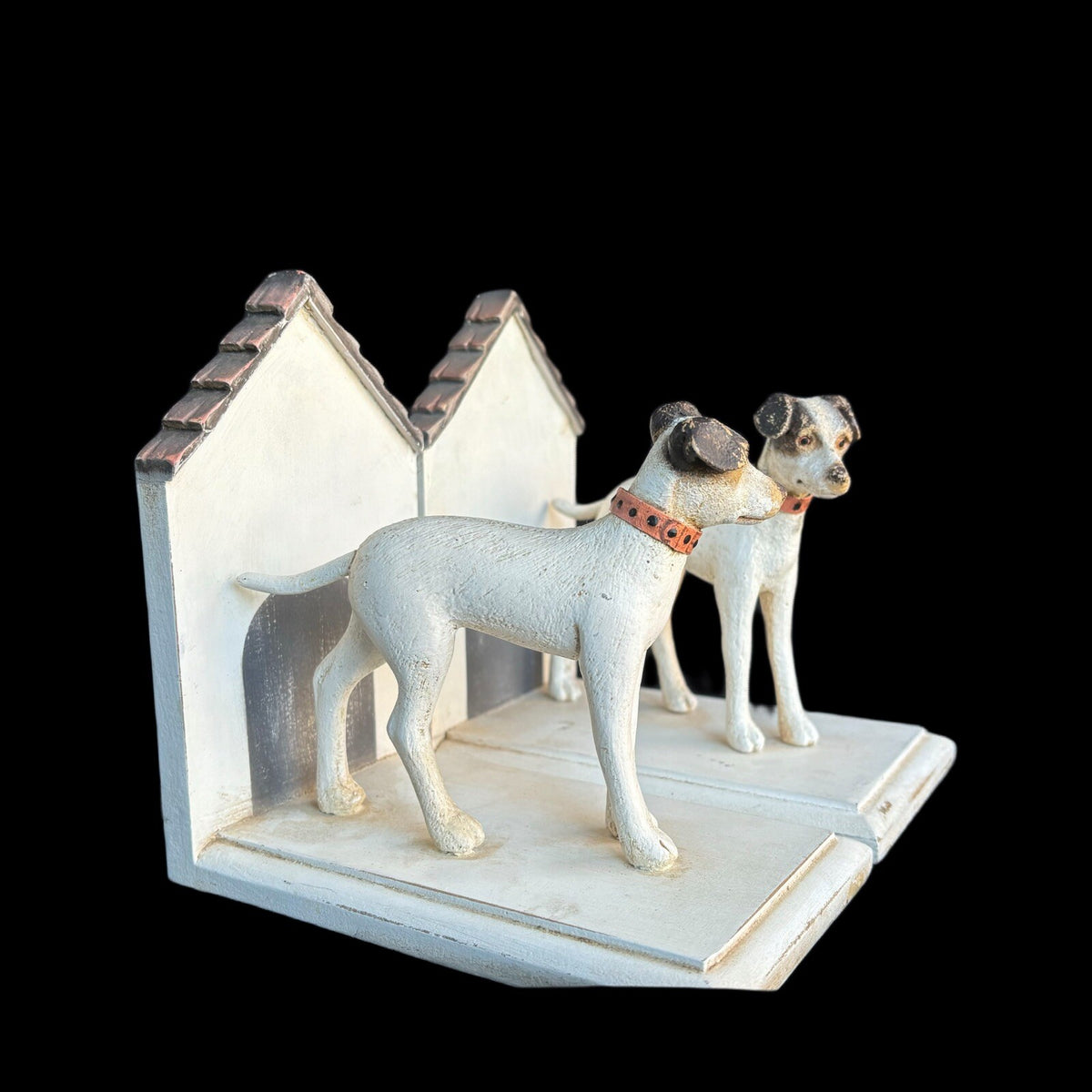 Terrier Breed Bookends Dog Figurines Collectable Statues Holder For Books