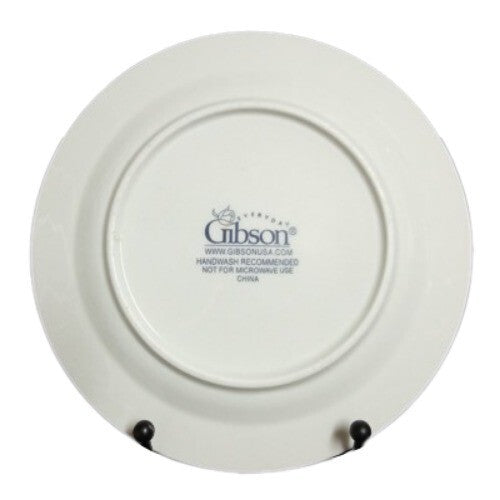 Gibson Everyday CHRISTMAS CHARM 4-Salad Plates 7" D Holly Berry Charm Dessert
