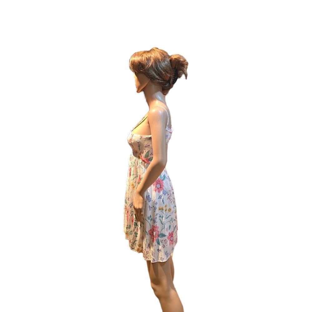 Old Navy Floral Summer Dress Keen Length Flowy Sleeveless Pink XS TP