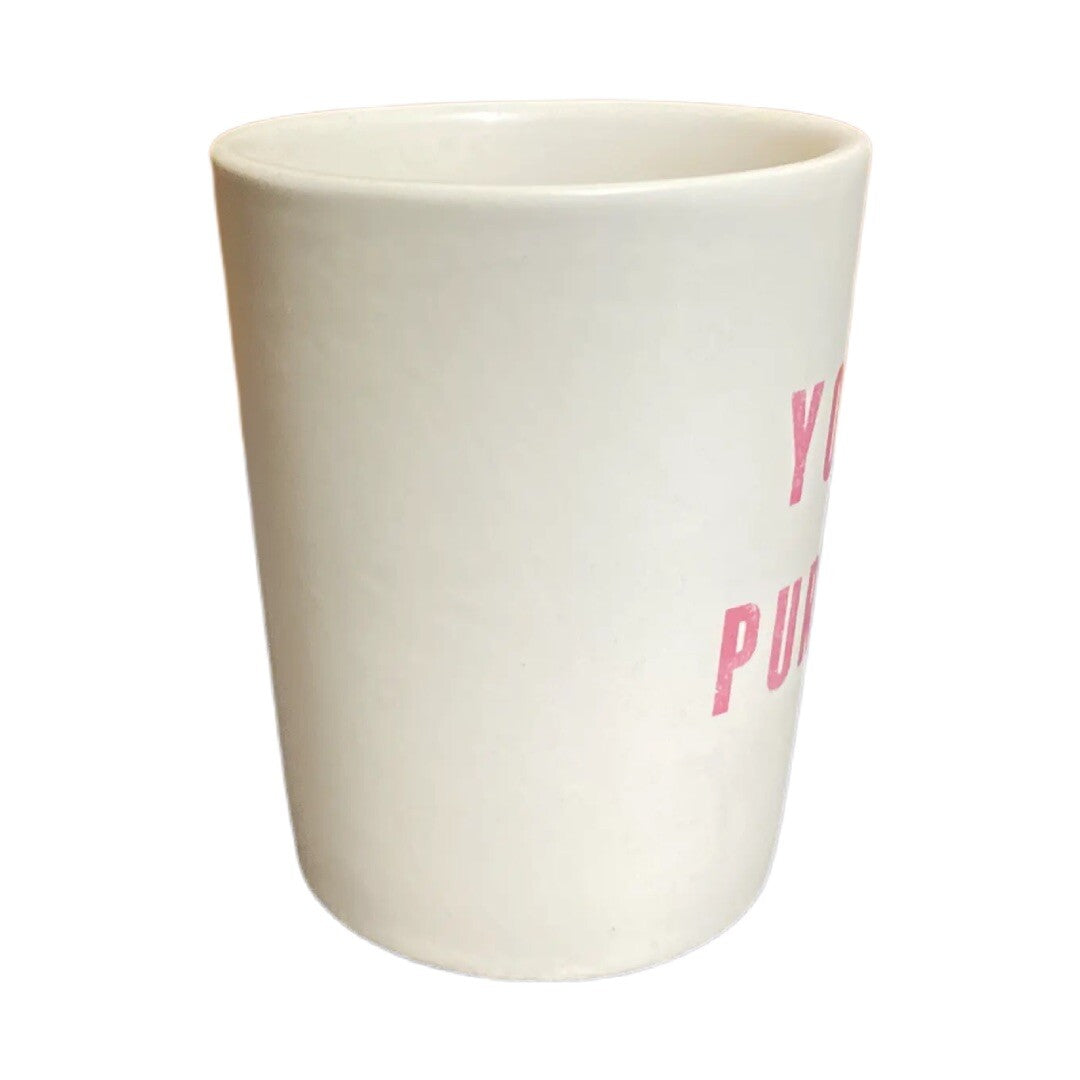 Target Mug YOU ARE PURR-FECT  Stoneware Kitty Cat Inside Perfect Tea Coffee Cup