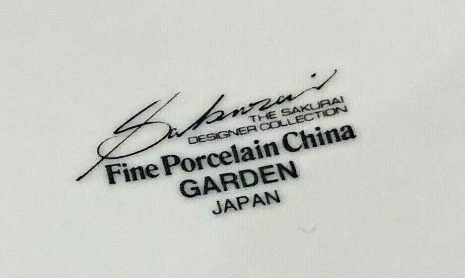 The Sakurai GARDEN Japan Fine Porcelain China Designer Collection Dinnerware