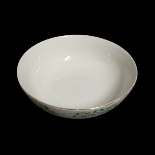 Gibson Designs HOLIDAY CHARM 2-Soup/Cereal Bowls 5 7/8" D Holly & Berries