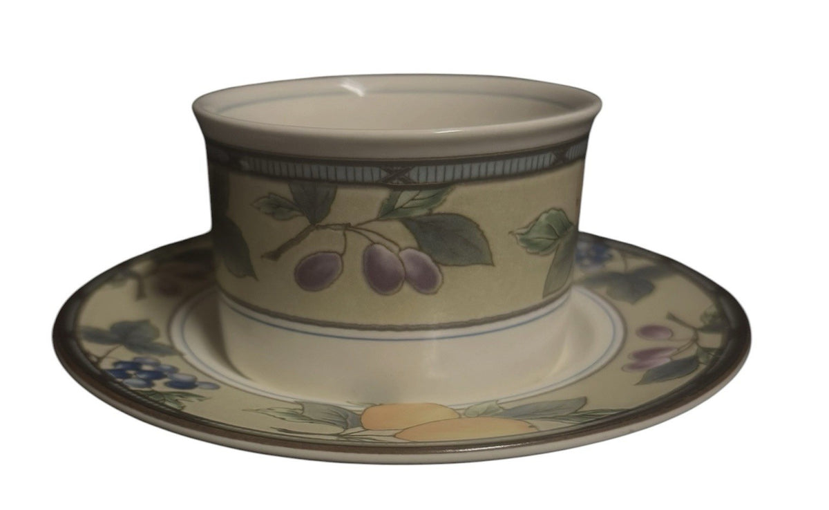 Mikasa Intaglio Garden Harvest 8 Pc Coffee Mug & Saucer Set 4 Cups Malaysia