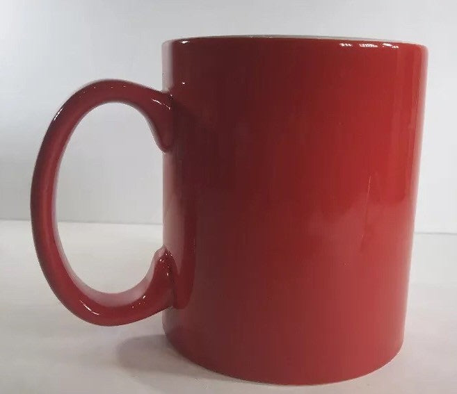 HAUSENWARE CRAZY CAT LADY Mug Ceramic Coffee Tea Red Cup White Letter 24 Oz.