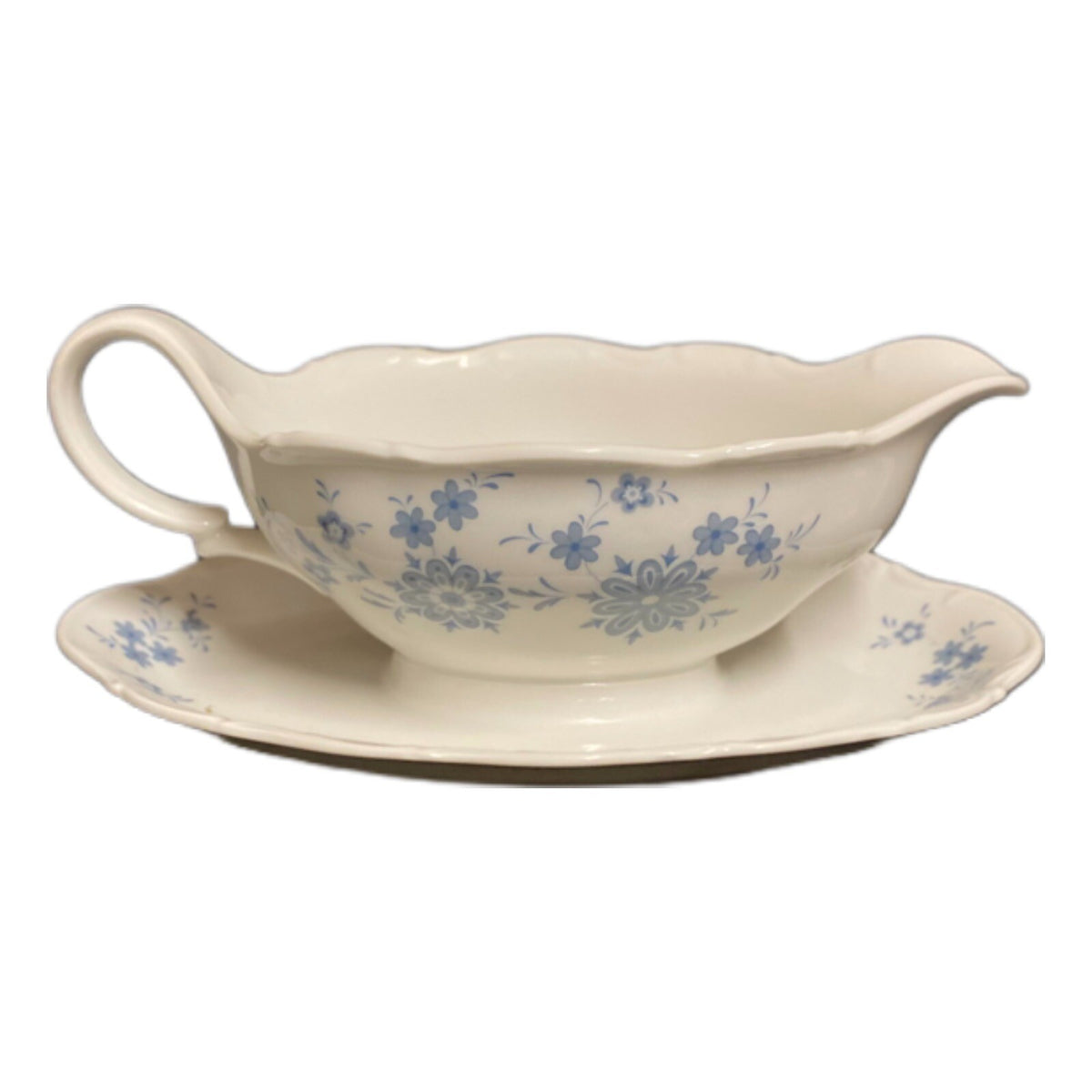 Seltmann CHRISTINA Weiden Gravy Boat Underplate Bavaria W. Germany Porcelain