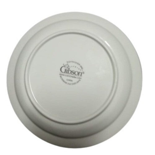 Gibson Designs FRUIT GROVE 4-Bread & Butter Plates 6 7/8”D White & Fruits