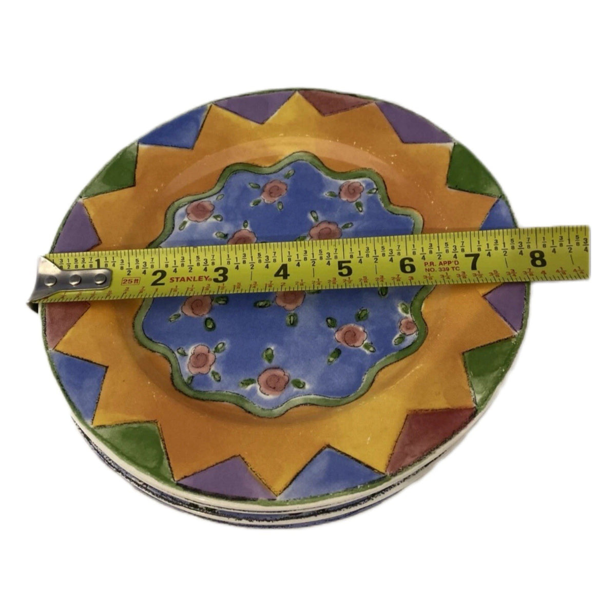 Sango Sweet Shoppe Sue Zipkin Set Of 4 Assorted Designs Salad Dessert Plates 8"D
