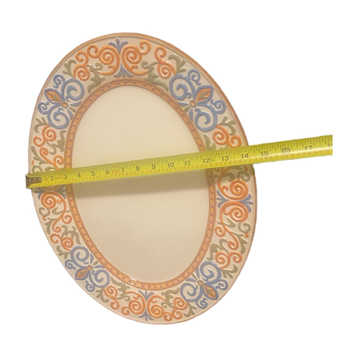 Chris Madden KIRAH Oval Serving Platter JCPenney HOME Stoneware