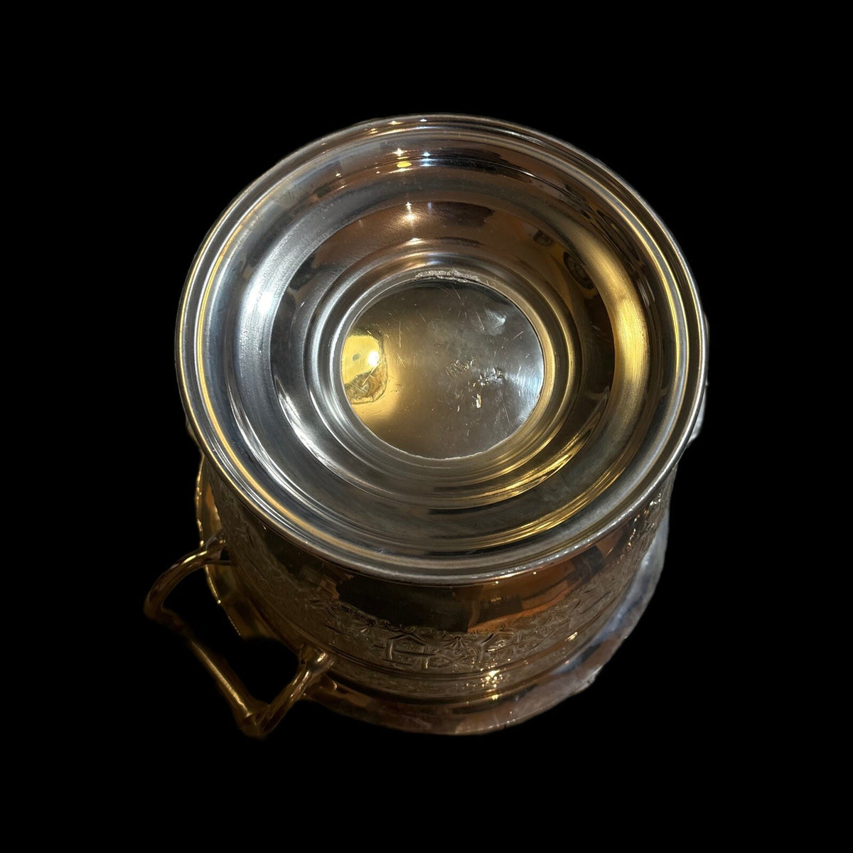Moroccan Basin & Kettle Traditional Hand Wash Hand Hammered Brass Nickel Silver