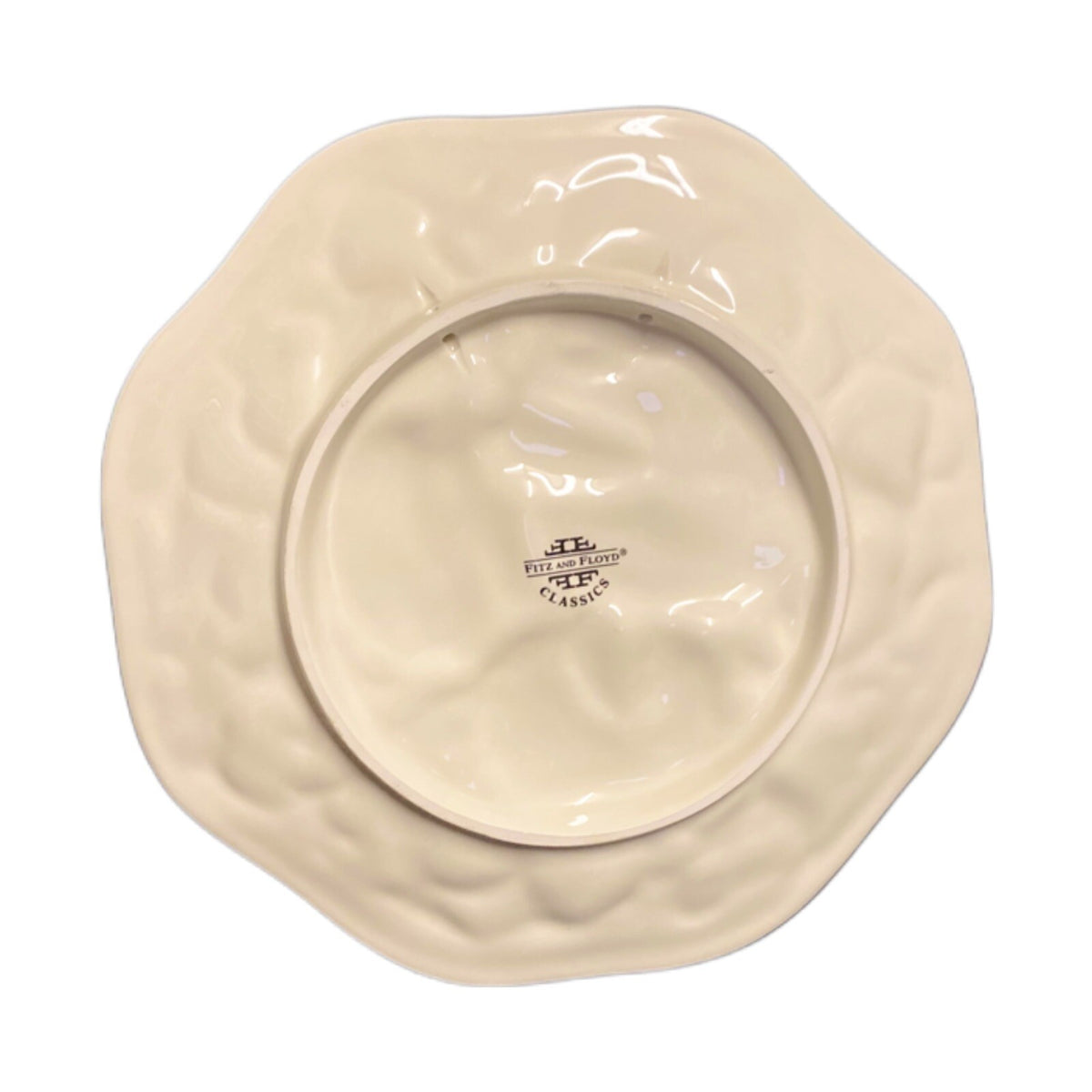 Fitz & Floyd Florentine Apple 3D Relief Canape Accent Plate Italy Style