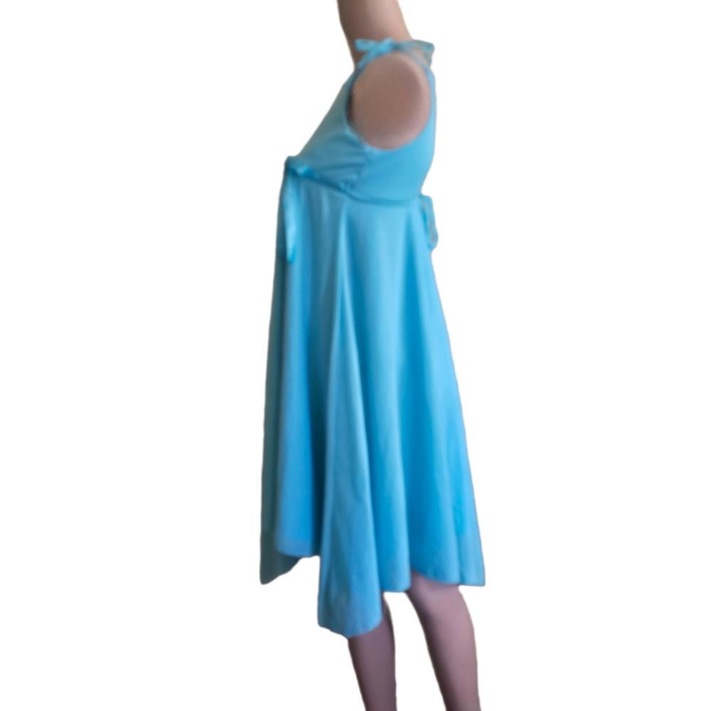 I.N.Girl Stunning Light Blue Flowy Midi Dress Size 16