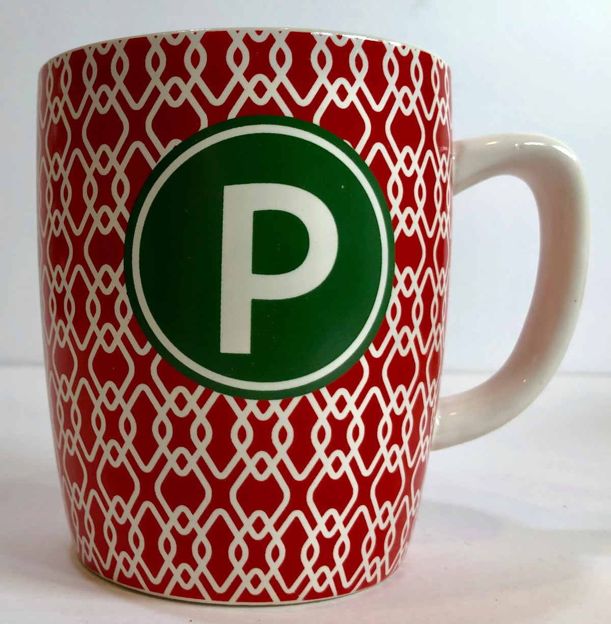 Target Stoneware Monogram Ceramic Coffee Cup Mug Personalized Letter Initial