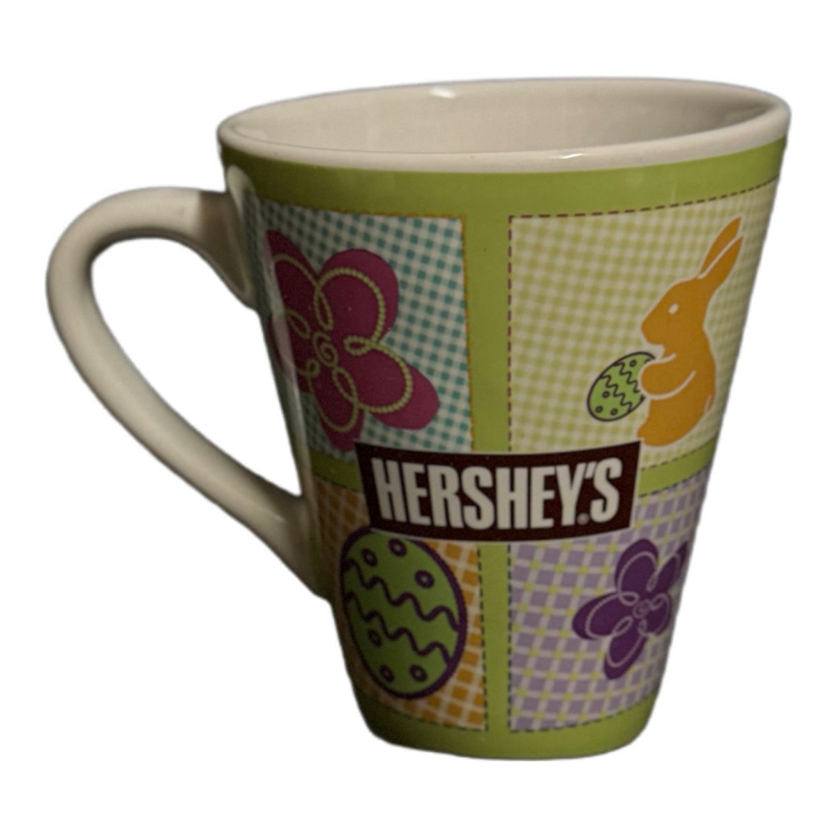 Hershey’s Easter Spring Coffee Mug Flowers Eggs Candy Theme Colorful 10 oz