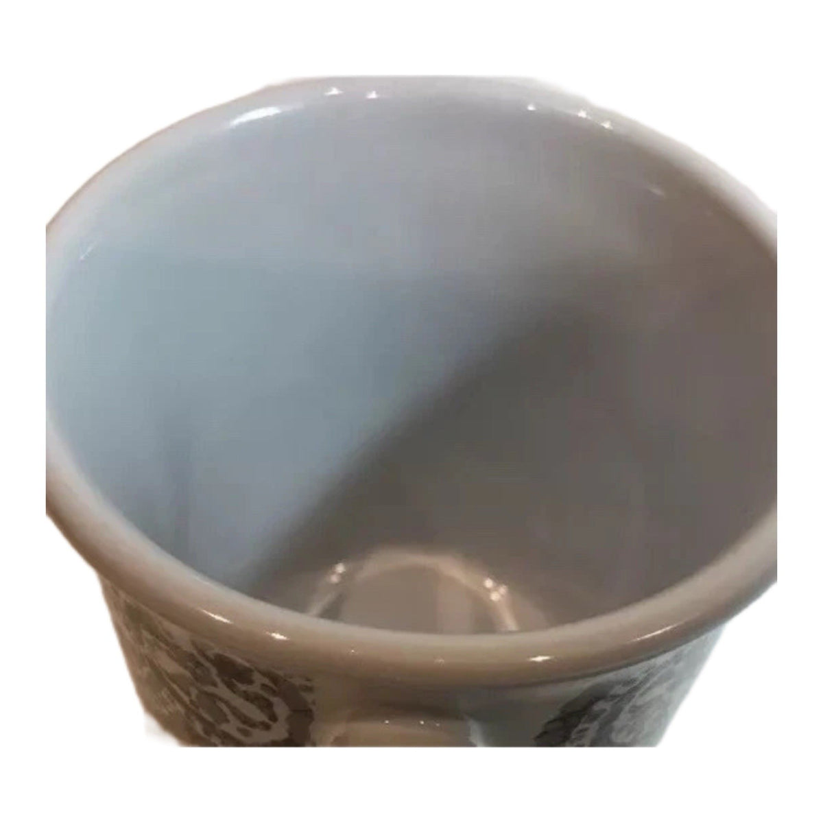 Signature Housewares Batik Gray Coffee Mug 2014 Stoneware Tea Cup Room Creative