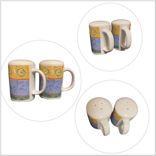 Sakura Malaga Stove Top Salt & Pepper Shakers — Stoneware