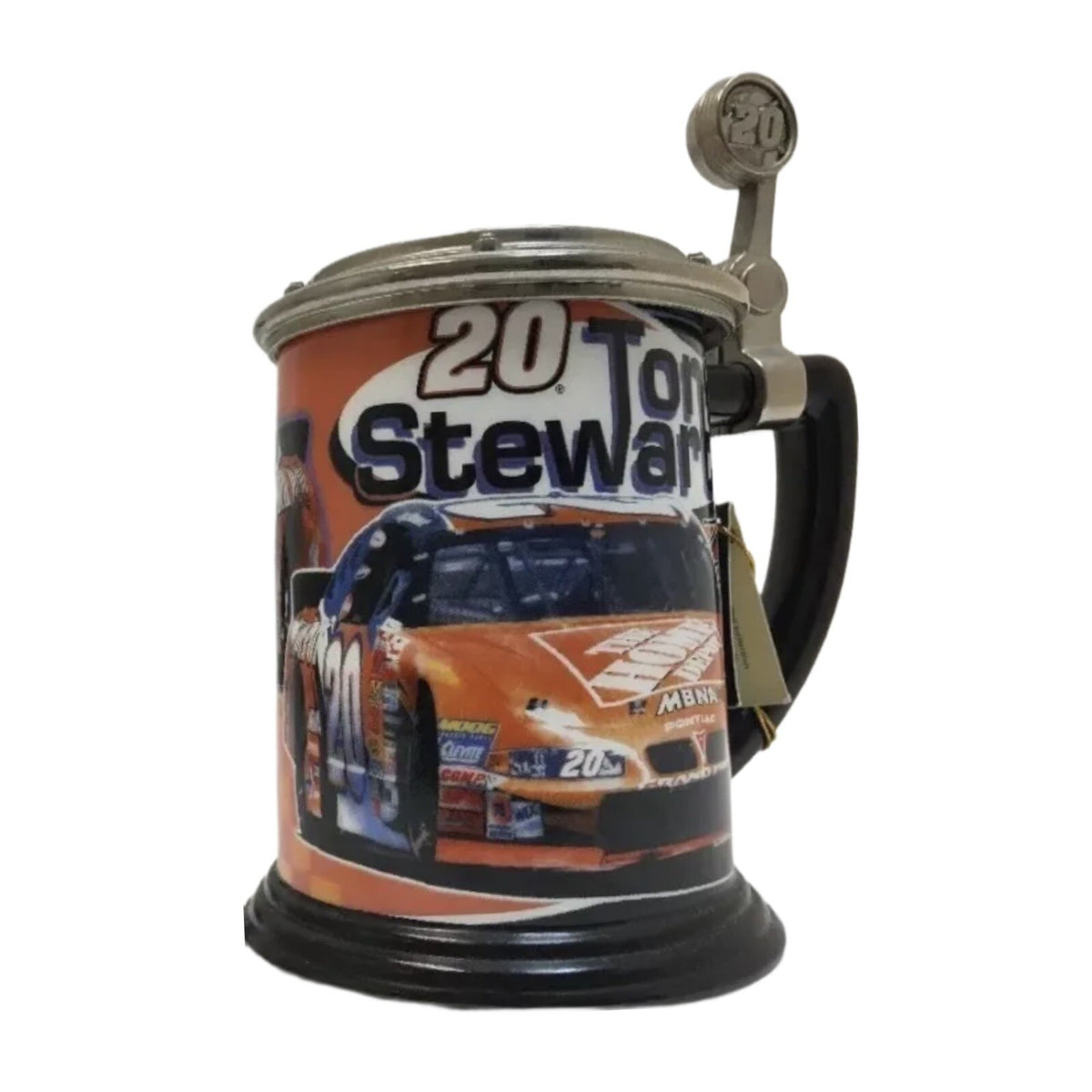 TONY STEWART Nascar Stein #20 Collector Tankard 2002 Joe Gibbs Racing Mug Cup