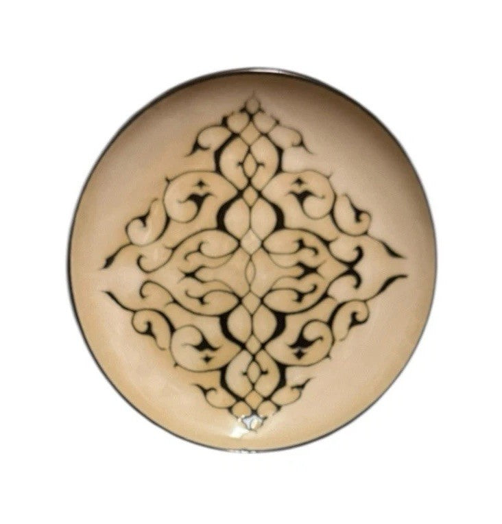 Set of 7 Mikasa Gourmet Basics Granada 6 1/8” D Dessert Appetizer Plates Brown