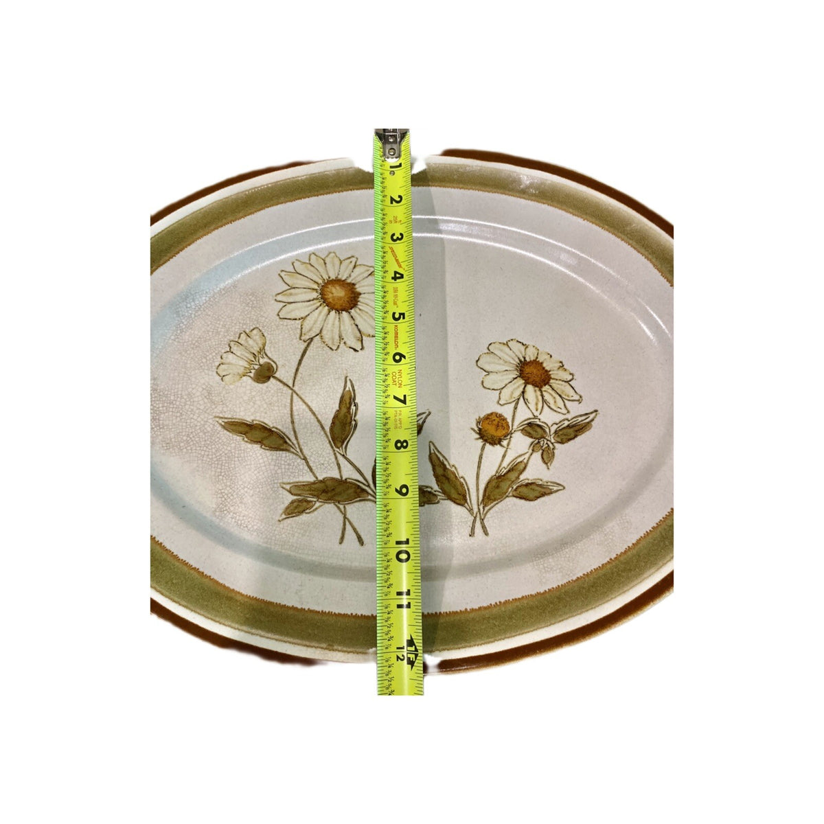 Vintage COUNTRY ROADS Platter Stoneware Serving Dish COUNTRY MORN Collection