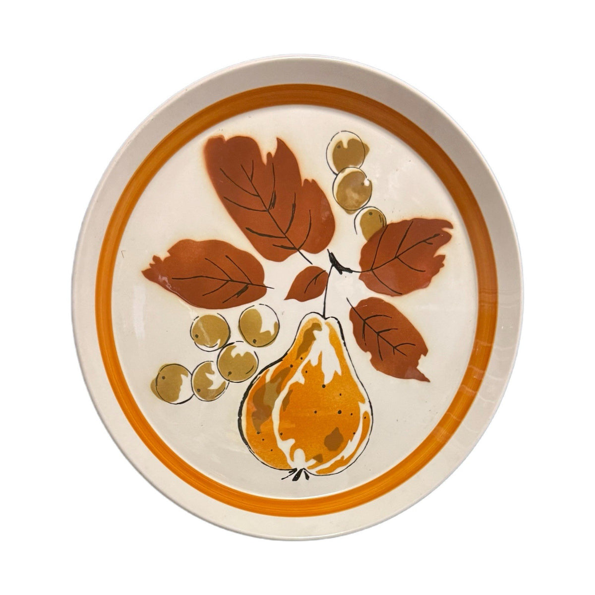 Mikasa Duplex Harvest Ben Seibel Set 12.75” Chop Plate & 4 Salad Plates 8”Japan