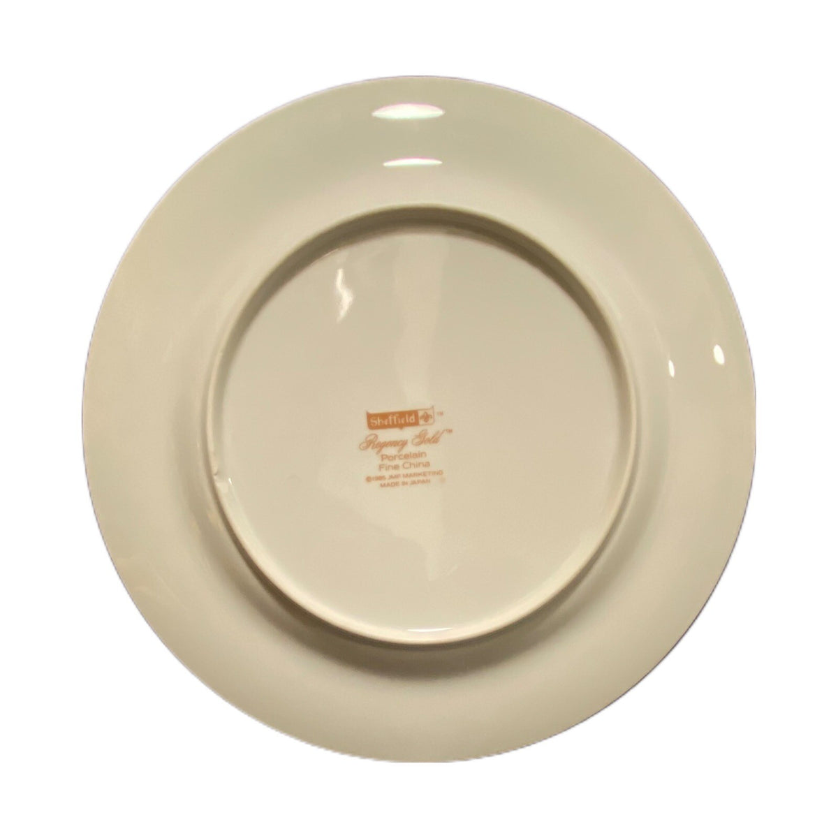 Vintage Sheffield REGENCY GOLD 4-Dinner Plates Fine Porcelain Japan 1985