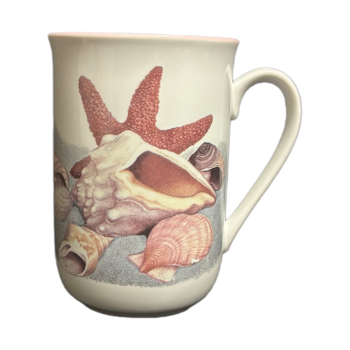 Potpourri Press SEASHELLS Mug Coastal Ocean Ceramic Coffee Tea Cup 1992