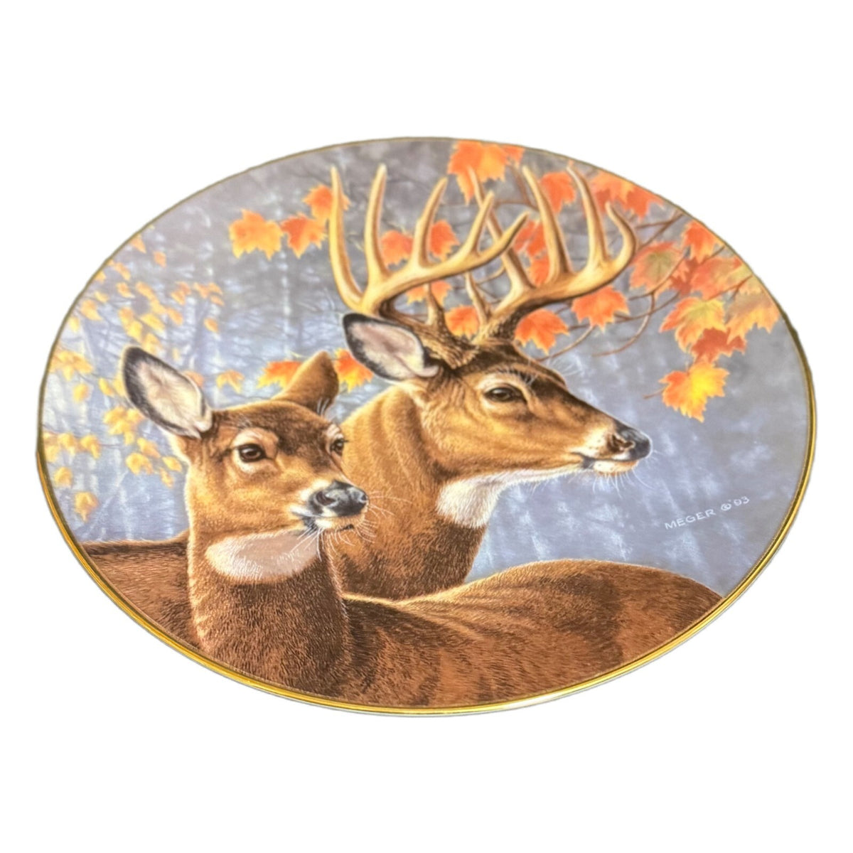 The Hamilton Collection Plate Interlude PORTRAIT OF THE WILD 1993 James A Meger