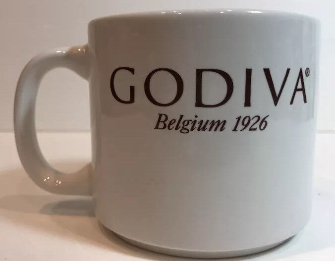 California Pantry Godiva Chocolate 2016 White Coffee Mug Belgium 1926 Tea Cup