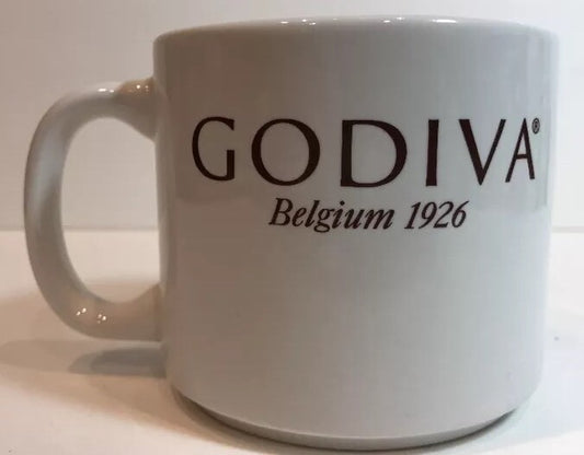 California Pantry Godiva Chocolate 2016 White Coffee Mug Belgium 1926 Tea Cup