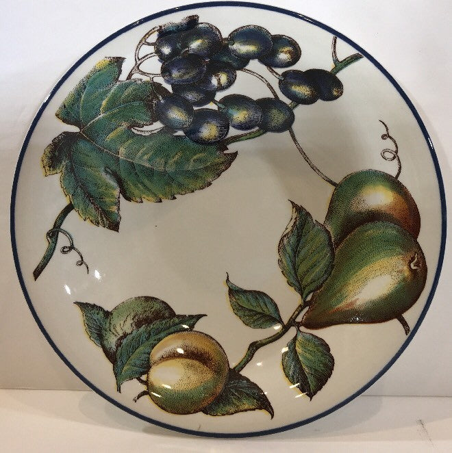 Pier 1 Imports Macintosh 9" Round Vegetable Bowl Eathenware-England